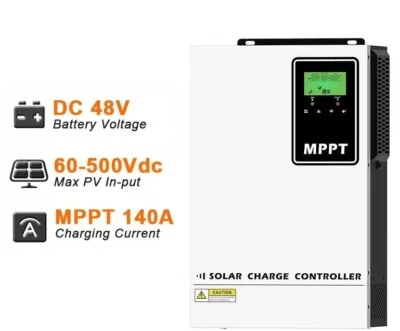 Solar Charge Controller LCD Display MPPT Battery Panel Regulator 140A 500V 48V