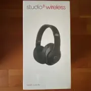 2017 New Beats by Dr. Dre Studio3 Over the Ear Wireless Headphones - Matte Black
