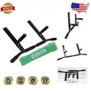 Versatile Joist Mount Pull Up Bar with Padded Grips and Assist Band - Heavy Duty