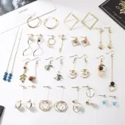 Small Shell Earring Geometry Shape Long Tassel Drop DIY Making Jewelry Accessory