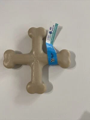 NEW Clean Earth Recycled Crossbone SPUNKY PUP X-SMALL SMALL CHICKEN FLAVOR BONE