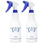 Plastic Spray Bottle, Empty Spray Bottles (2 Pack 24 Oz), All-Purpose Sprayer...