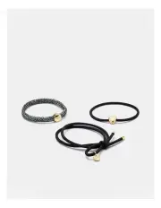 [Mimco] Charming Hair Tie Set in Black