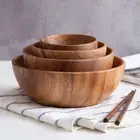 Rice Soup Salad Household Container Ramen Bowls Bowl Wooden Bowl Tableware