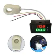 Hall Sensor Voltmeter Ammeter Waterproof Dual Digital Display DC0300V 50A400A