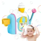 Bubble Ice Cream Maker Bath Toy Bath Bubble Machine for Kids Water Bathtub Toy