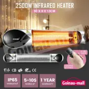 Maxkon 2500W Infrared Heater Instant Heat Outdoor Patio Bar Carbon Fibre Heater