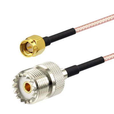 RG316D SMA Male to UHF SO-239 Female Cable Ham Amateur Radio Antenna Cable 15CM