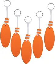 TOBBOMEY Vibrant Eva Floating Key Holders with Surfboard Pendant Durable Decorative Keychains for Boating Fishing Sailing Water Sports Eye Catching Design for Outdoor Activities