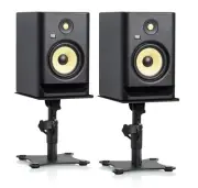 Gator Frameworks Desktop Studio Monitor Stands - Adjustable Height (Pair)
