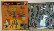 Vintage 1960s Norstar Clippy Clowns Toy NEW In SHRINK WRAP
