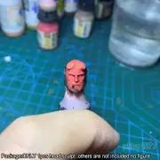 New Premium 1/18 Hellboy Cool Man Head Sculpt Soldier Head For 3.75" Figure