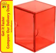 NEW ULTRA PRO Eclipse 2-Piece Deck Box 100+ Card Storage Case PUMPKIN ORANGE