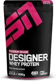 ESN Designer Whey Protein, Strawberry, 1000g, Whey Protein Powder