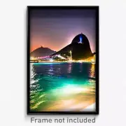 Pixel Art Poster - Major Rio De Janeiro (8 Bit Psychedelic Video Game Print)