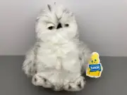 Dakin 1981 Snowy Owl 8" Vintage Plush Soft Toy Stuffed Animal New with Tag