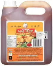 Mae Ploy Thai Sweet Chilli Sauce ,8.8 Pounds Total 108oz -Huge Jug Versatile Dip