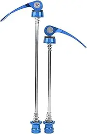 2PCS Aluminum Alloy Steel Cycle Wheel Hub Skewers, Quick Release Skewer Lever, Lightweight Cycling Skewers, Wheel Hub Skewers for Cycling