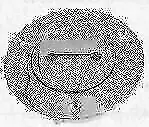 Perko Disel Fills Pipe Deck Plate 1-1/2 In Chrome Plated Bronze 0528DPDCHR