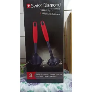 瑞士鑽石swiss Diamond湯勺+漏勺