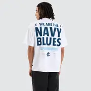 [Nena and Pasadena AFL] Carlton Blues AFL Heavy Raptor Tee Optical White