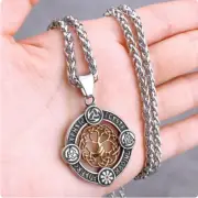 Nordic Vikings Tree of Life Odin Necklace Various Men Celtic Amulet Pendant F1