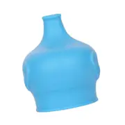 Silicone Sippy Lids with Spout Coffee Mug Lids Cover for Mugs Jars Cups Blue