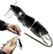 Mice Fishing Lures,Realistic Multi-Joint Artificial Fishing Lure - Fish Accessories for Saltwater Freshwater Deepwater Octopuses Snake Traveling Family Novice