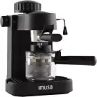 NEW USA GAU-18202 4-Cup Espresso/Cappuccino Maker, 120 Volts, Black