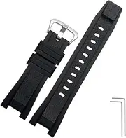 KTKBXUDMUL Silicone Rubber Watchband for Casio G-Shock GST Series GST-W300 210 400G S130 S310 S330 B100 Watch Band Sports Strap Bracelet(One)