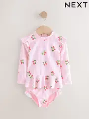 Pink Strawberry Sunsafe Swim Set (3mths-7yrs) (AB7039) | $35 - $39