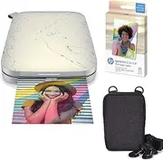 [HP] Sprocket Select Portable Instant Photo Printer for Android and iOS Devices (Eclipse) Zink Paper Bundle