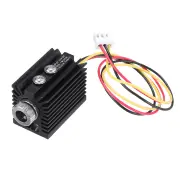 405nm 100/180/300mW Blue Violet Dot Laser Module Variable Focus TTL/PWM Modulation w/ Heat Sink 2.54-3P for DIY Laser En