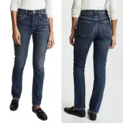 Current/Elliott Stovepipe Jeans Button Fly Straight Leg High Rise Size 27 NEW