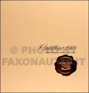 1978 Cadillac Original Color Sales Catalog 78 Eldorado Seville Deville Fleetwood (for: Cadillac)