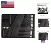 WRENCH ORGANIZER BLACK | Space Saving 28-Tool Tray | Fits in Most Tool Box Dr...