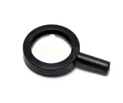 Lego - Minifigure Utensil - Black Magnifying Glass, Detective