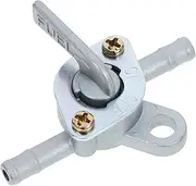 PAMINGONO Motorcycle Oil Circuit Switch Inline Fuel Petcock Shut off Valve Inline Fuel Shut off Valve Fuel Tank Switching Valve Petcock Fuel Shutoff Valve Motorcycle Fuel Tank Valve Aluminum