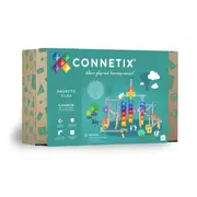 CONNETIX Magnetic Tiles Rainbow Ball Run Pack, 92 Pieces