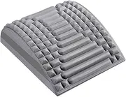 Neck and Back Stretcher Lumbar Support Board for Lower Back Pain Relief Lumbar Soothing Device (Grey)