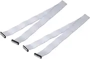 uxcell 2 Pcs IDC Flat Ribbon Cable, 2.54mm Pitch 42mm Width 100cm Long 34 Pin FC to FC Flat Ribbon Connector Jumper Wire for PC, LED Displays