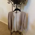 NWT Eileen Fisher BRAMBLE Silk/Organic Cotton Round Neck Cardigan Size XL $348