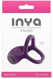 NS Novelties Inya Valiant Rechargeable Vibrating Cock Ring