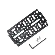 NICEYRIG Camera Cheese Plate Mounting Baseplate for Railblocks Camera Cages