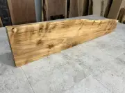 Live Edge Spalted Maple Wood Shelf/ Figured Maple/Kiln Dried Shelf/Spalted Wood