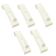 100 PCS WHITE Gridwall Utility Hook Picture Hanger Grid Panel Notch Display