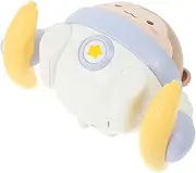 Kisangel Crawling Guidance for Boy Girl Interactive Sound Controlled Monkey with Lights Music Lightweight Developmental Crawling Helper for Encouraging Movement and Play