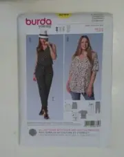 Burda Young Sewing Pattern #6789, Pants, Top, Vest, Size 16-28, New, Uncut, FF