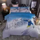 steep snowy road3D Print Duvet Quilt Doona Covers Pillow Case Bedding Sets