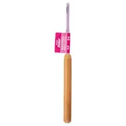 Susan Bates Silvalume Bamboo Handle Aluminum Crochet Hook Size G6/4mm B3206G